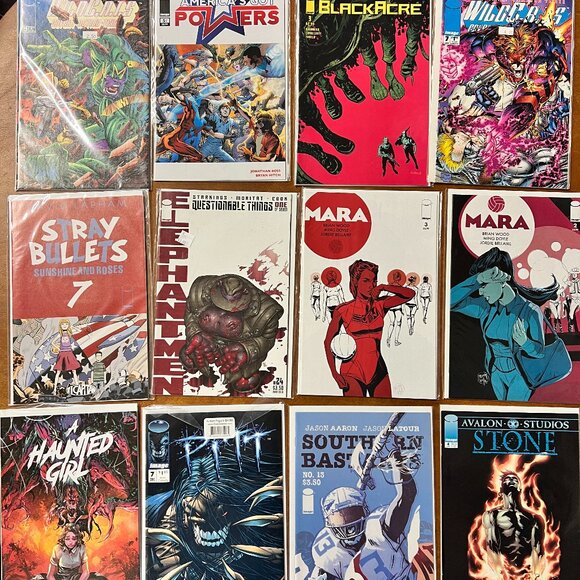 Lot of 12 Image Comics;‎ America's Got Powers, Wild C.A.T.s, Blackacre, Mara - Picture 1 of 6